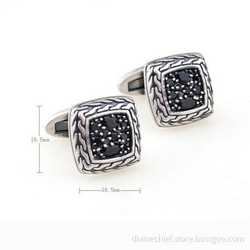 Factory Make Custom Your Logo Metal Cufflinks For Man's Shirt